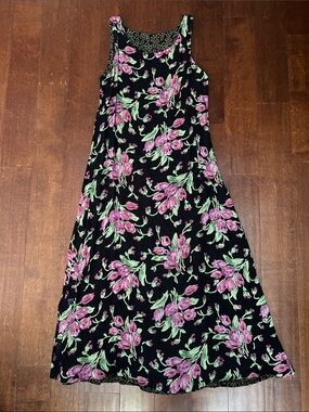 Vintage Sarah Arizona  Reversible Sleeveless Maxi Dress, Size Large